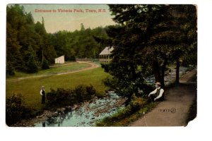 Entrance in Victoria Park, Truro, Nova Scotia,