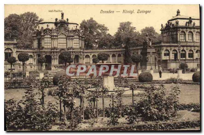 Postcard Old Dresden Zwinger K?nigl