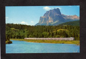 AB Railroad Train Canadian Rockies Alberta Canada Carte Postale Postcard