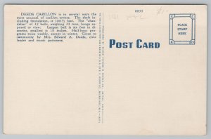 Dayton Ohio~Deeds Carillon Tower~Vintage Postcard 