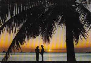 Philippines Sunset At Mnaila Bay 1967