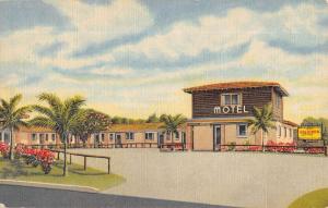 Winter Park Florida Motel La Hacienda Lodge Antique Postcard K53222
