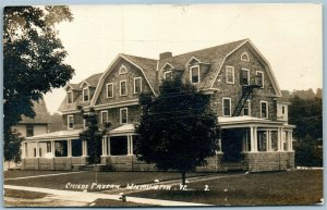 WILMINGTON VT CHILOS TAVERN ANTIQUE REAL PHOTO POSTCARD RPPC