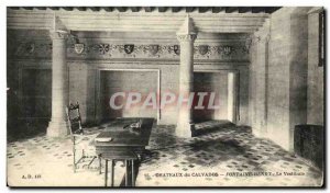 Postcard Old Chateaux Du Calvados Fontaine Henry Hallway
