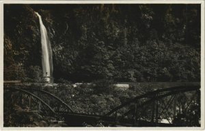 PC AINEI-KLOOF WATERFALL INDONESIA REAL PHOTO (A23235)