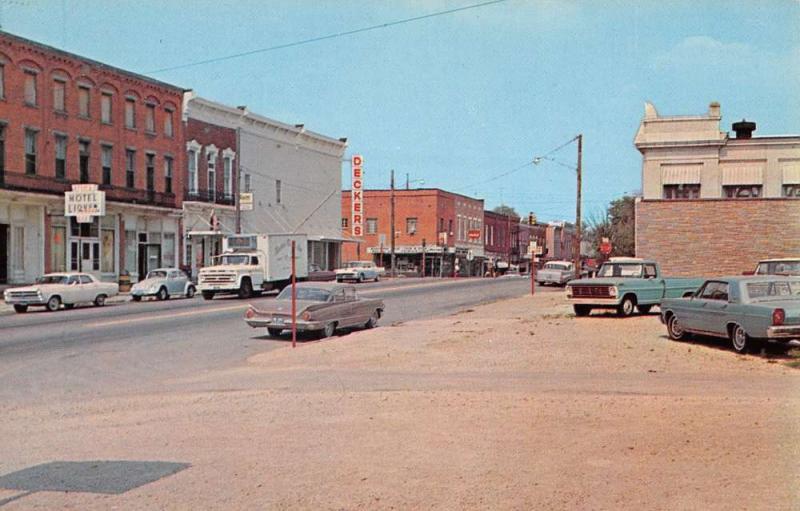 Africa Ohio Main Street Scene Historic Bldgs Vintage Postcard K30704