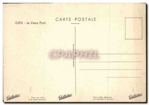 Modern Postcard Gien Old Bridge