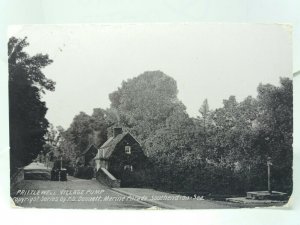 The Village Water Pump Prittlewell Southend on Sea Essex Vintage Postcard 1905