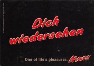 B75184  dich wiedersehen one of life s pleasueres mars advertising publicite