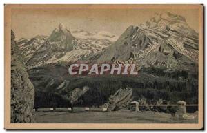 Old Postcard Our beautiful mountains surroundings Laruns A shift in the & # 3...