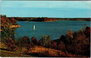 Postcard BOAT SCENE Springfield Missouri MO AK3413
