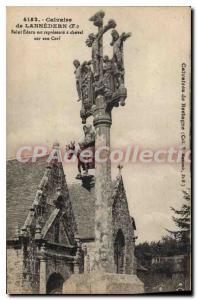 Postcard Old Calvary Brittany Calvary Lannedern Saint Edern is represented as...