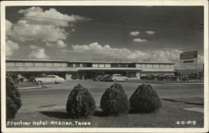 McAllen TX Frontier Hotel CLINE? Real Photo Postcard