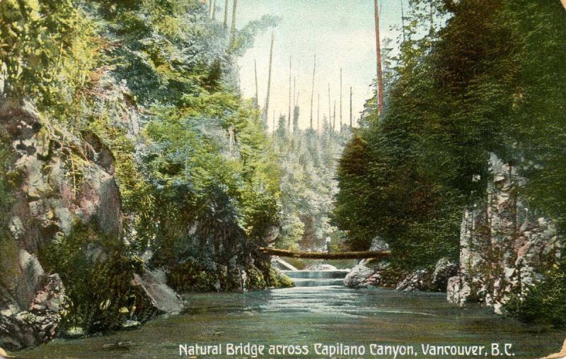 Canada - British Columbia. Capilano Canyon Natural Bridge