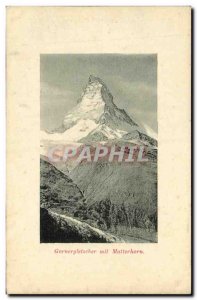 Old Postcard Gornergletscher mit Matterhorn