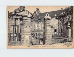 Postcard Le Portail de l'Hôpital de la Charité, Langres, France