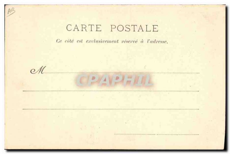 Old Postcard It was a shepherdess