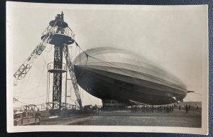 Mint Germany Real Picture Postcard RPPC Graf Zeppelin LZ 127 In South America