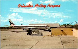 Postcard Delta Air Lines McCoy Air Force Base Passenger Terminal Orlando Florida