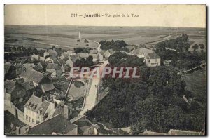Postcard Old Janville View Shooting Tower