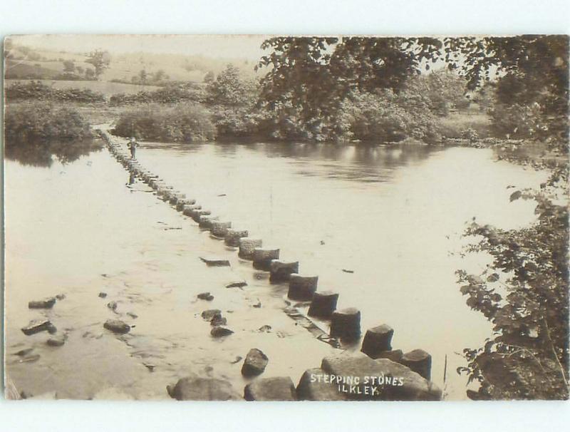 old rppc NICE VIEW Ilkley - West Yorkshire England UK i3461