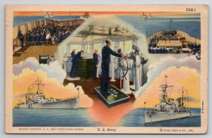 US Navy Ships Sailors 1941 Swissvale PA To Harrisburg Postcard G46