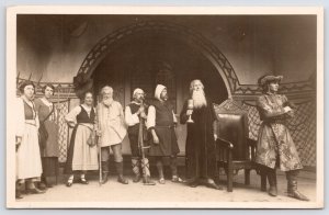 Interlaken RPPC William Tell Freilicht Theatre-Cast~Hermann Gessler~Folklore