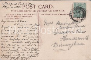 Genealogy Postcard - Bennett, Menton House, Lansdown Road, Birmingham GL4621
