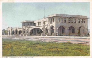 Sequoyah Santa Fe Hotel Syracuse Kansas 1910 Fred Harvey postcard