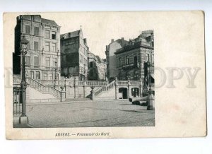 191386 BELGIUM ANVERS ANTWERP Promenour du Nord Old postcard