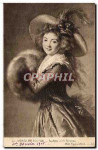 Paris - 1 - Louvre Museum - Art - Paintings - Raymond Mrs. Mole - Old Postcard