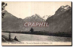 Old Postcard Bourg d Oisans View sue the Romanche and Pelvoux
