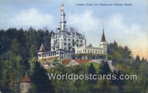 Hotel und Restaurant Chateau Gutsch Luzern Swizerland Postcard