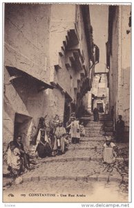 Stairs, Une Rue Arabe, CONSTANTINE, Algeria, Africa, 1900-1910s