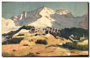 Old Postcard Fantasy Illustrator Landscape