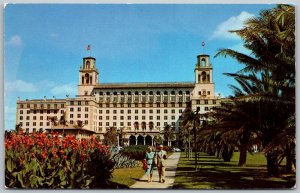 Palm Beach Florida 1950s Postcard The Breakers Hotel