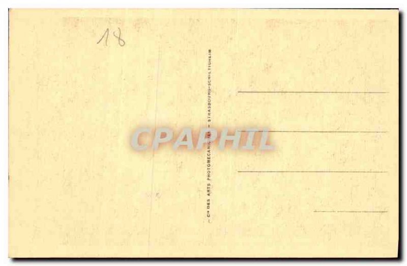 Postcard Old Hotel Lallemant Bourges Saint Christophe Bas Relief