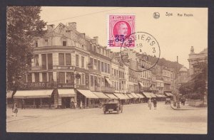 BELGIUM, Postcard, Spa, Rue Royale