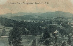 Vintage Postcard 1908 Birdseye View Of Elizabethtown Adirondacks New York NY