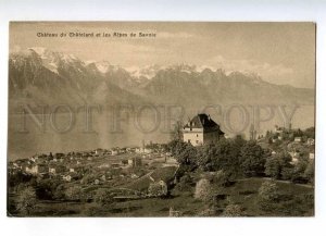 191880 FRANCE Chateau CHATELARD Alpes Savoie Vintage postcard