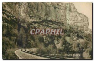 Old Postcard Saint Antonin Bone Rocks