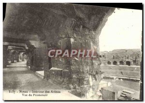 Old Postcard Nimes Interior Des Arenes View From the promenade