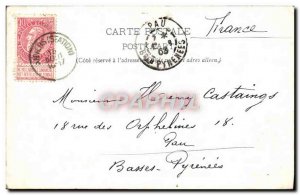 Old Postcard Antwerp Monument Loos