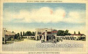 Booth's Tourist Court, Longview, TX Hotel, Motel 1938 