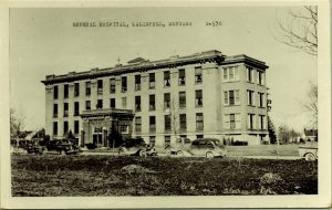 RPPC General Hospital Kalispell Montana Real Photo Postcard Cecil B Nixon