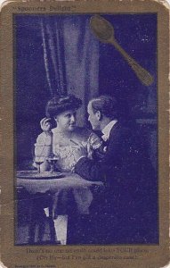 Romantic Couple Spooners Delight Man Talking To Woman 1912