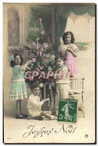 Old Postcard Fantasy Children Christmas