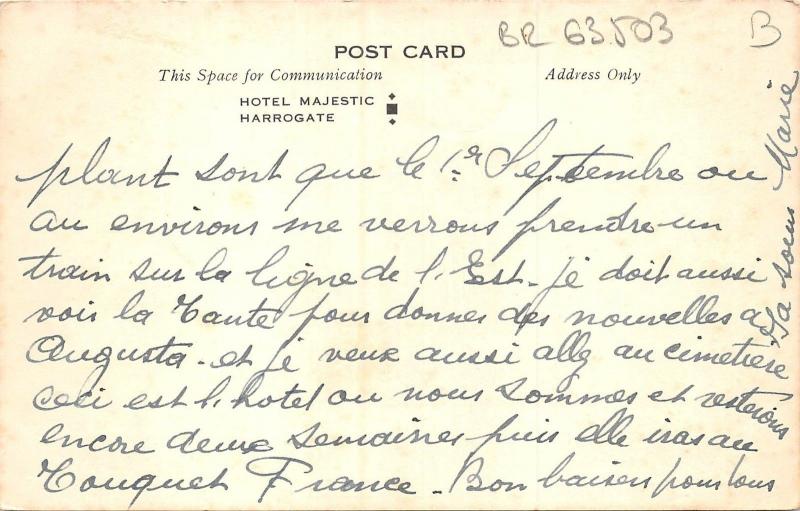 BR63503 harrogate hotel majestic   uk