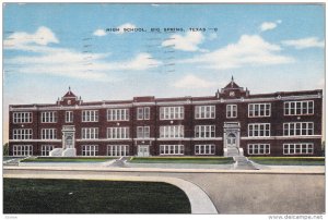 High School , BIG SPRING , Texas , PU-1950