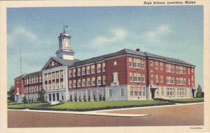 High School Lewiston Maine Curteich